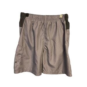 LAGUNA Originals Summer Travel Vacation Cargo Style Swim Trunks Shorts Large